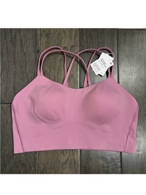 Lululemon NWT Like a Cloud Longline Bra *Light Support, B/C Cup Velvet Dust